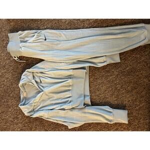 Nike Women's Light Blue Tracksuit Set - Medium